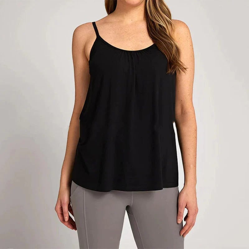 ❤️🔥2025 Loose-fitting Tank Top With Built-in Bra