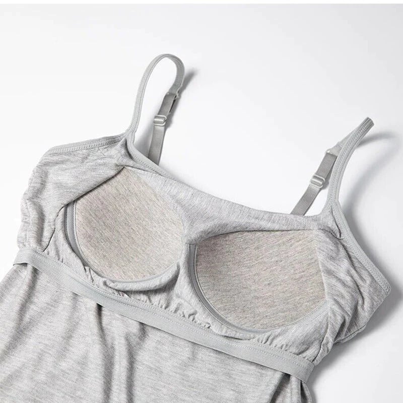 ❤️🔥2025 Loose-fitting Tank Top With Built-in Bra