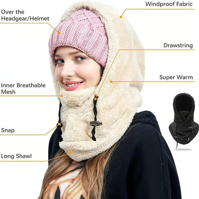 The Best Christmas GiftššSherpa Hood Ski Mask