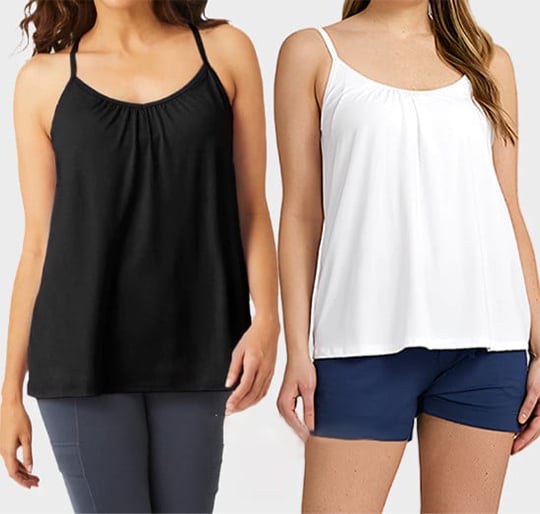 ❤️🔥2025 Loose-fitting Tank Top With Built-in Bra