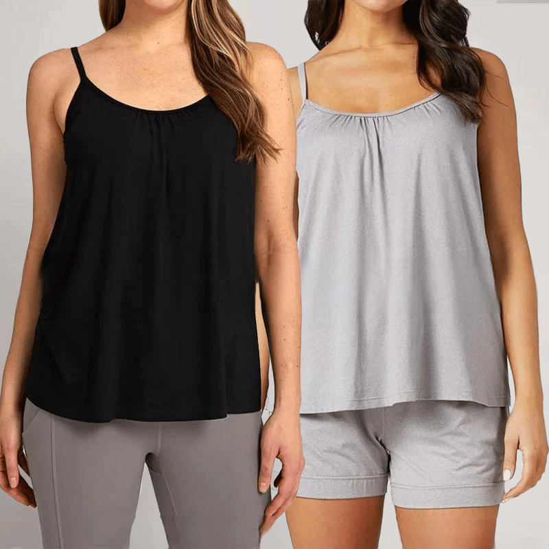 ❤️🔥2025 Loose-fitting Tank Top With Built-in Bra