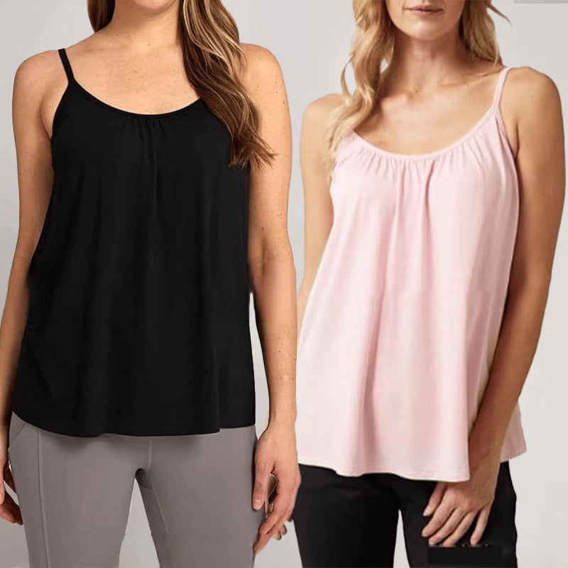 ❤️🔥2025 Loose-fitting Tank Top With Built-in Bra