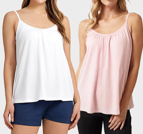❤️🔥2025 Loose-fitting Tank Top With Built-in Bra
