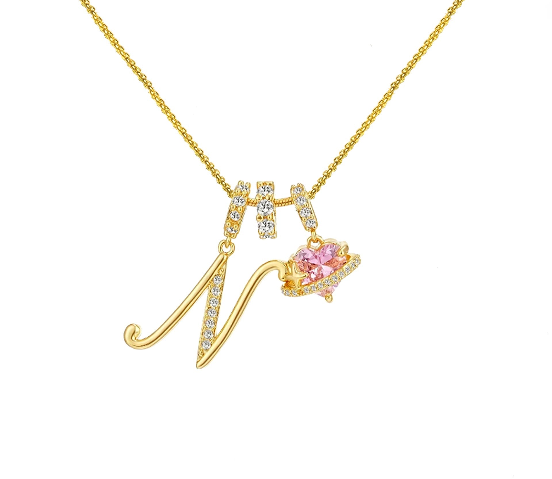 đPersonalized Gifts-Initial Letter Necklace ăAâZă