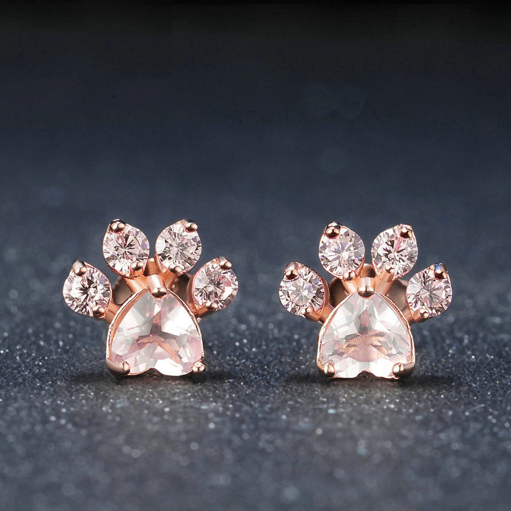 Cute Cat Paw Earrings