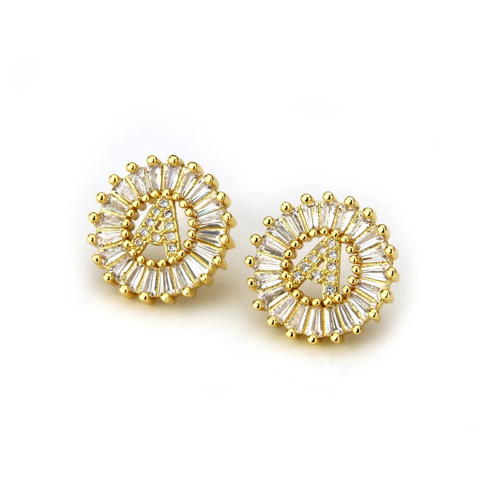 【LAST DAY 49% OFF】Initial Letter Pendant Earrings