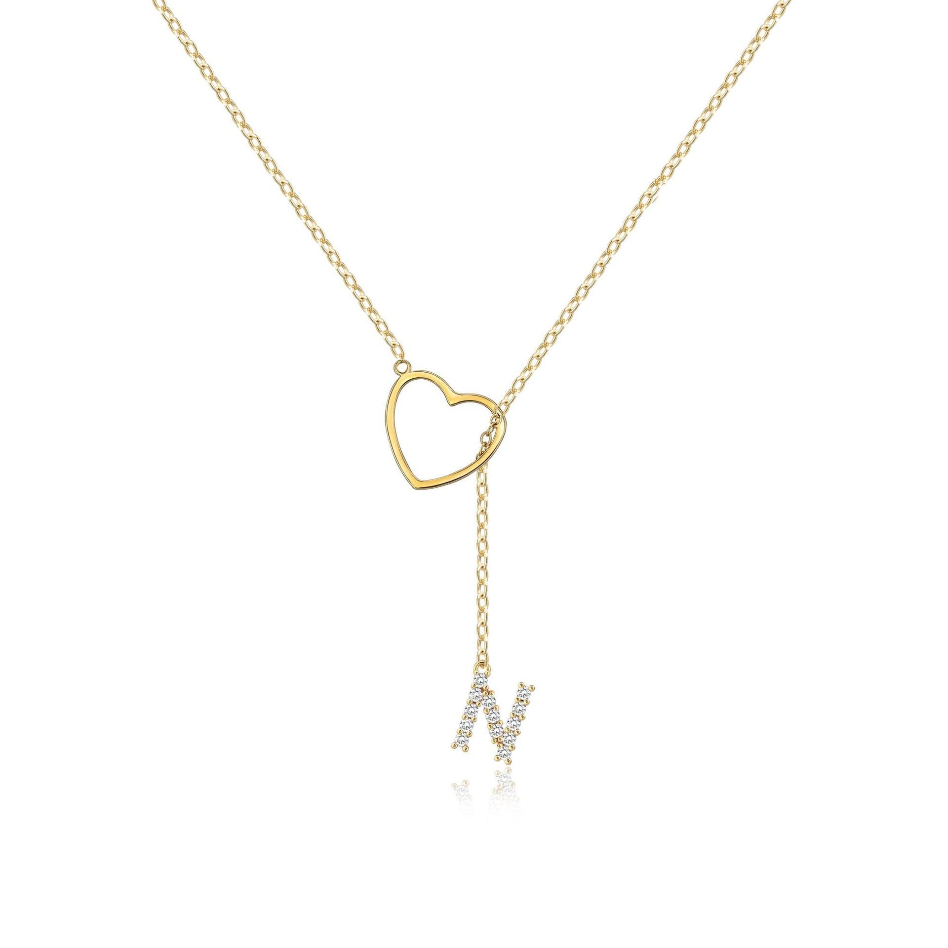 š„Limited Inventory Availableā”Letter Heart Design Personalized Trendy Charm Necklaces