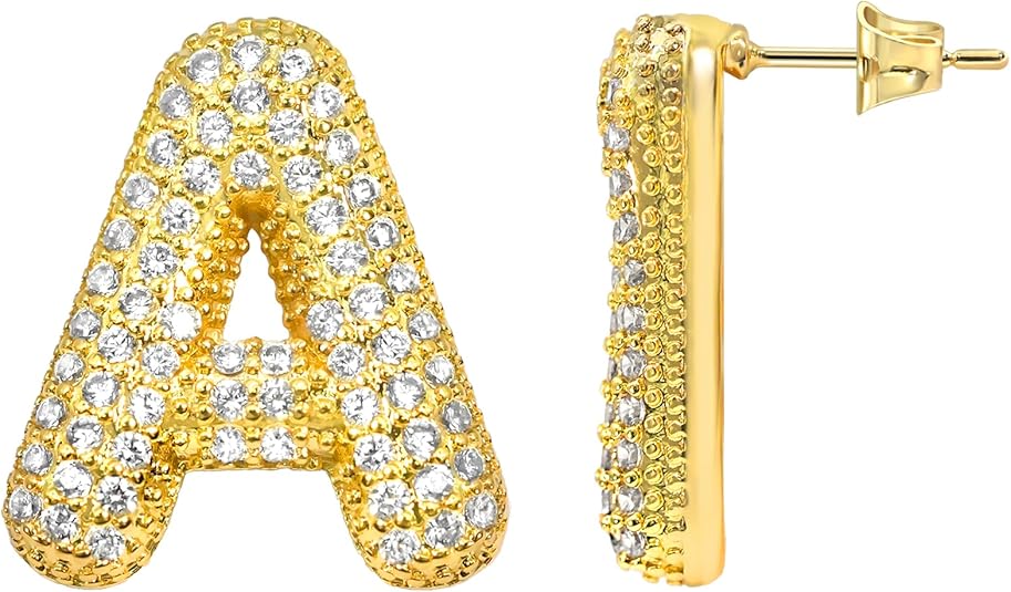 【LAST DAY 49% OFF】 Initial Letter Earrings