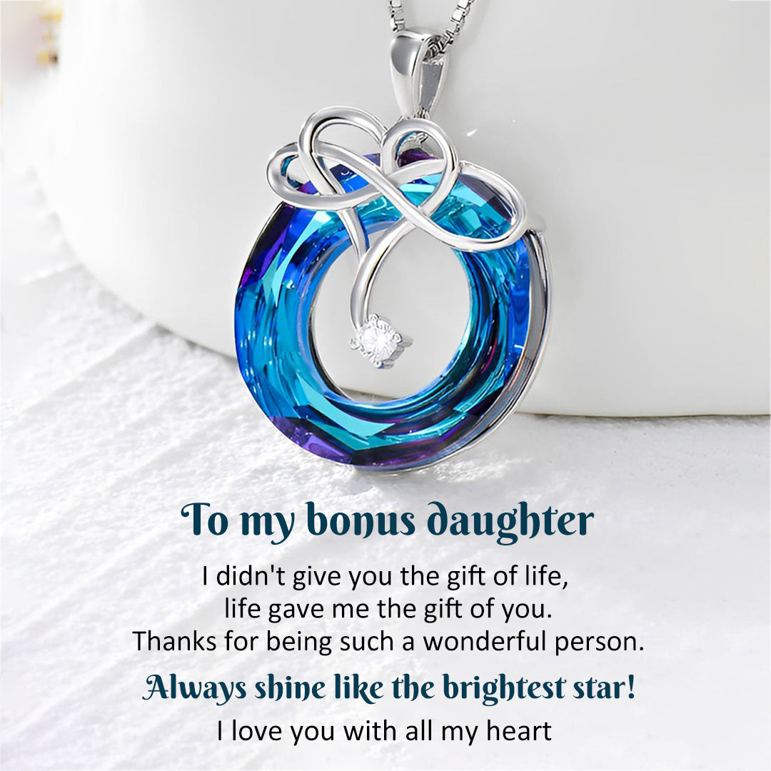 FOR BONUS DAUGHTER-LOVE YOU WITH ALL MY HEART NECKLACE