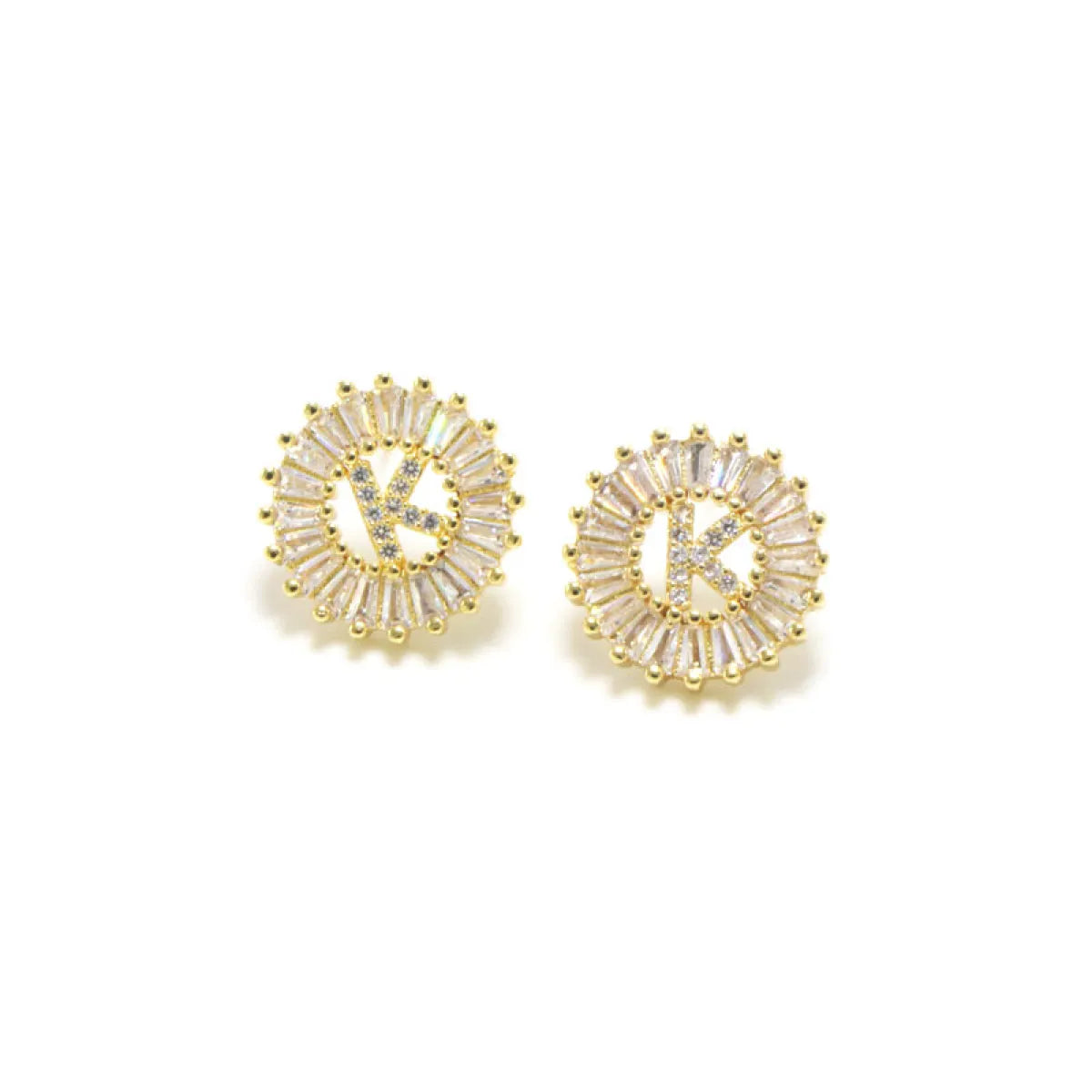 【LAST DAY 49% OFF】Initial Letter Pendant Earrings