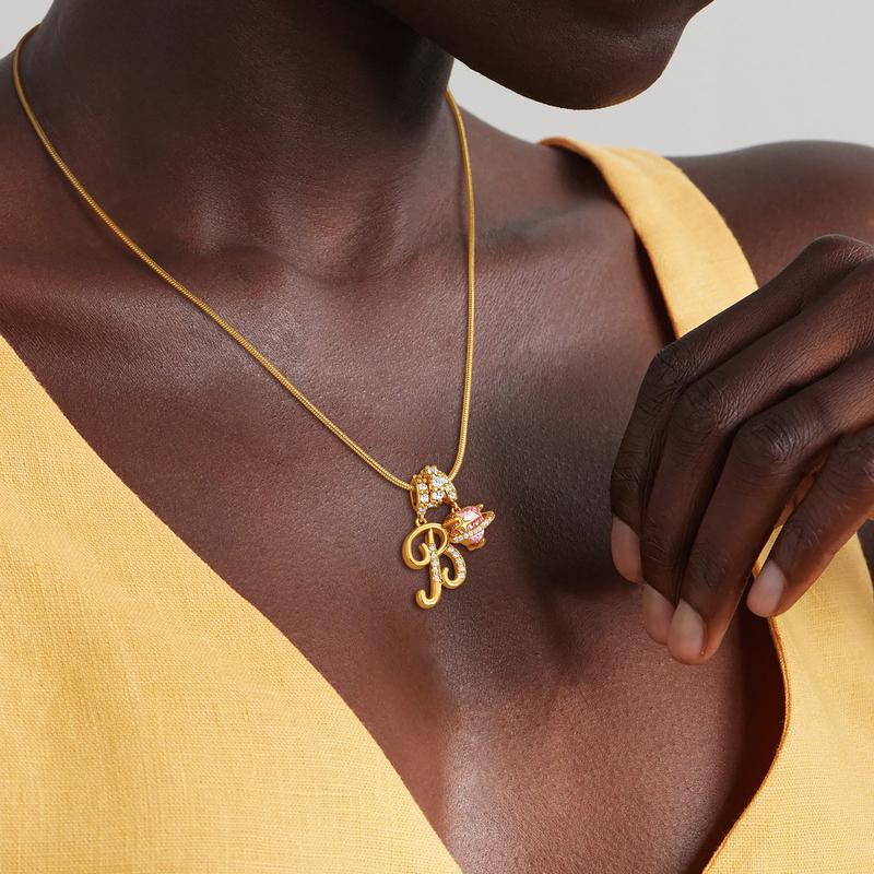 đPersonalized Gifts-Initial Letter Necklace ăAâZă