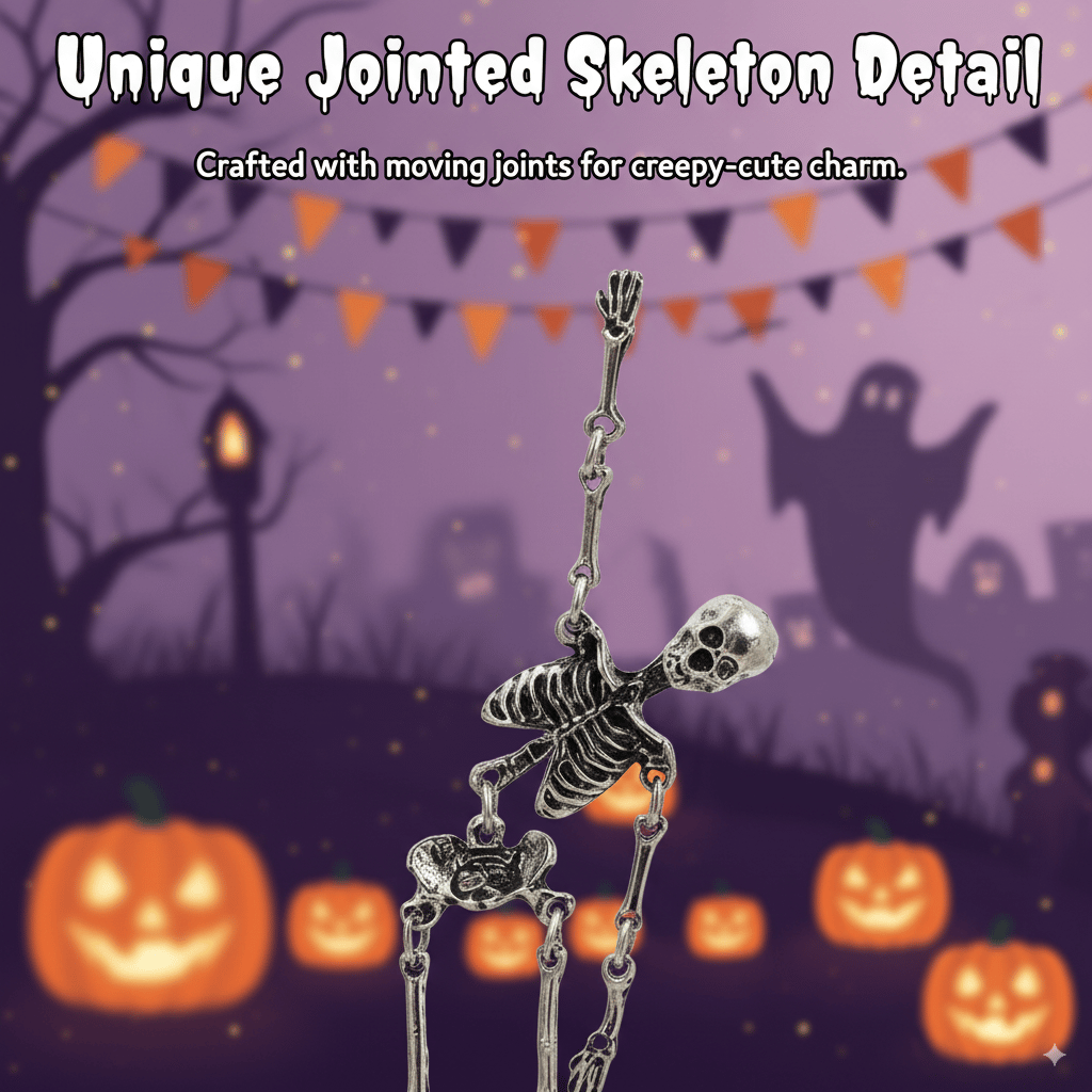 Halloween Skeleton Joint Stud Earrings