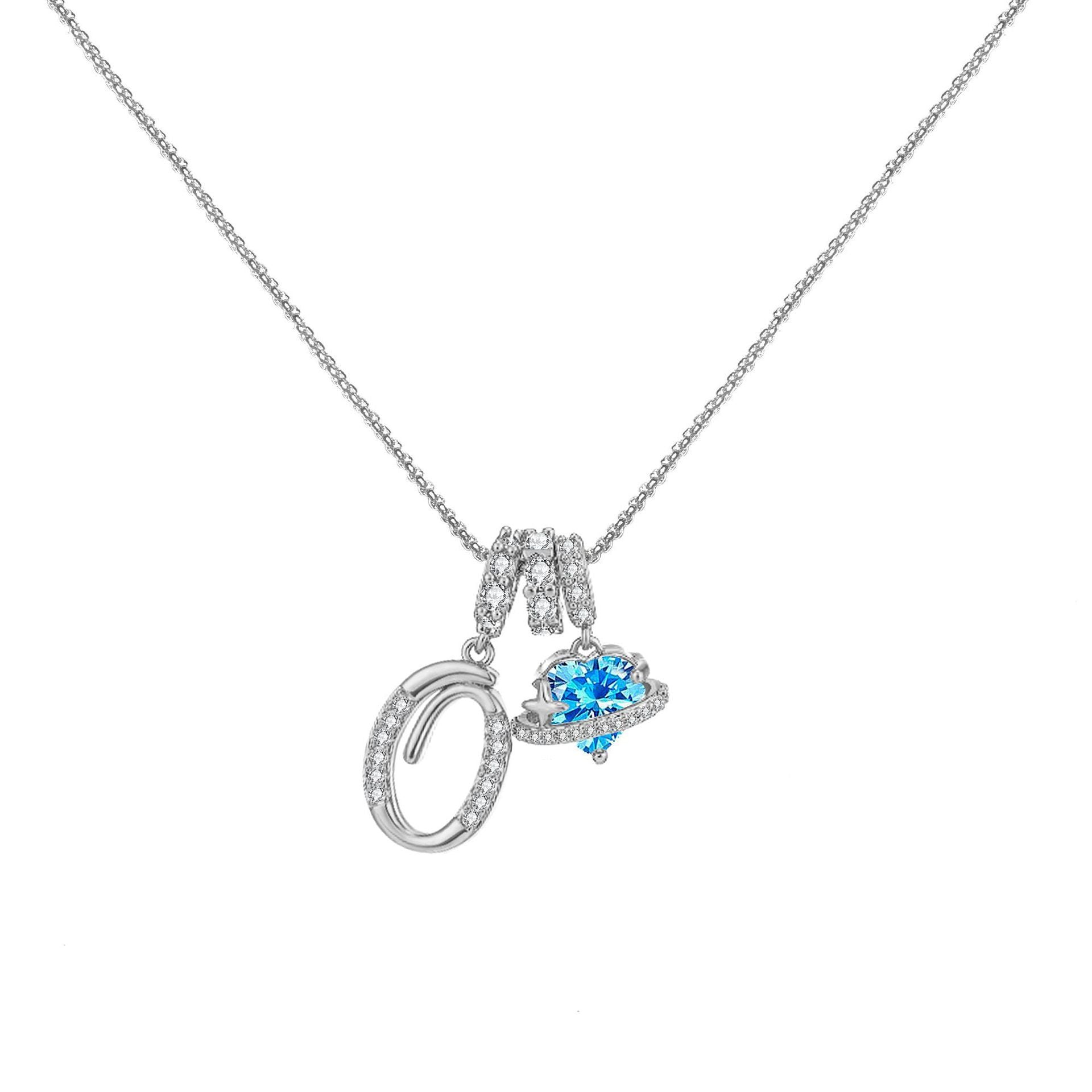 đPersonalized Gifts-Initial Letter Necklace ăAâZă