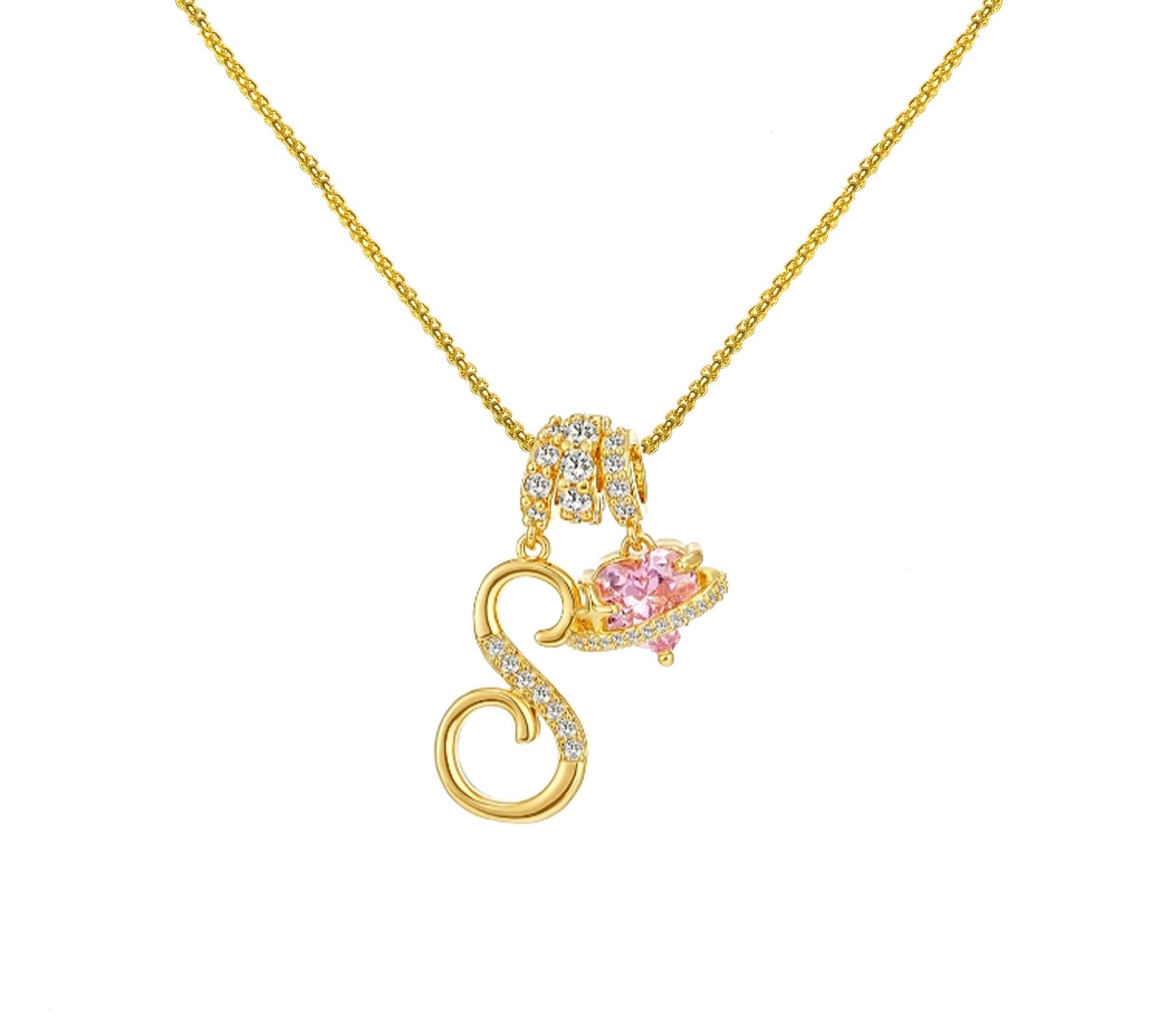 đPersonalized Gifts-Initial Letter Necklace ăAâZă
