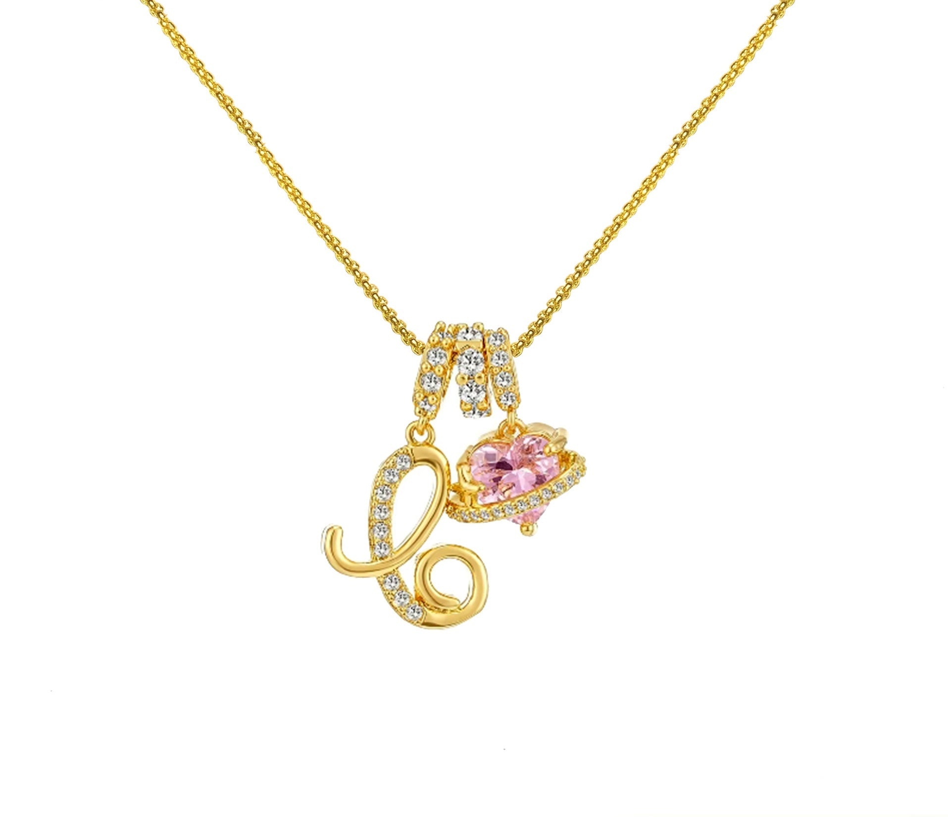 đPersonalized Gifts-Initial Letter Necklace ăAâZă