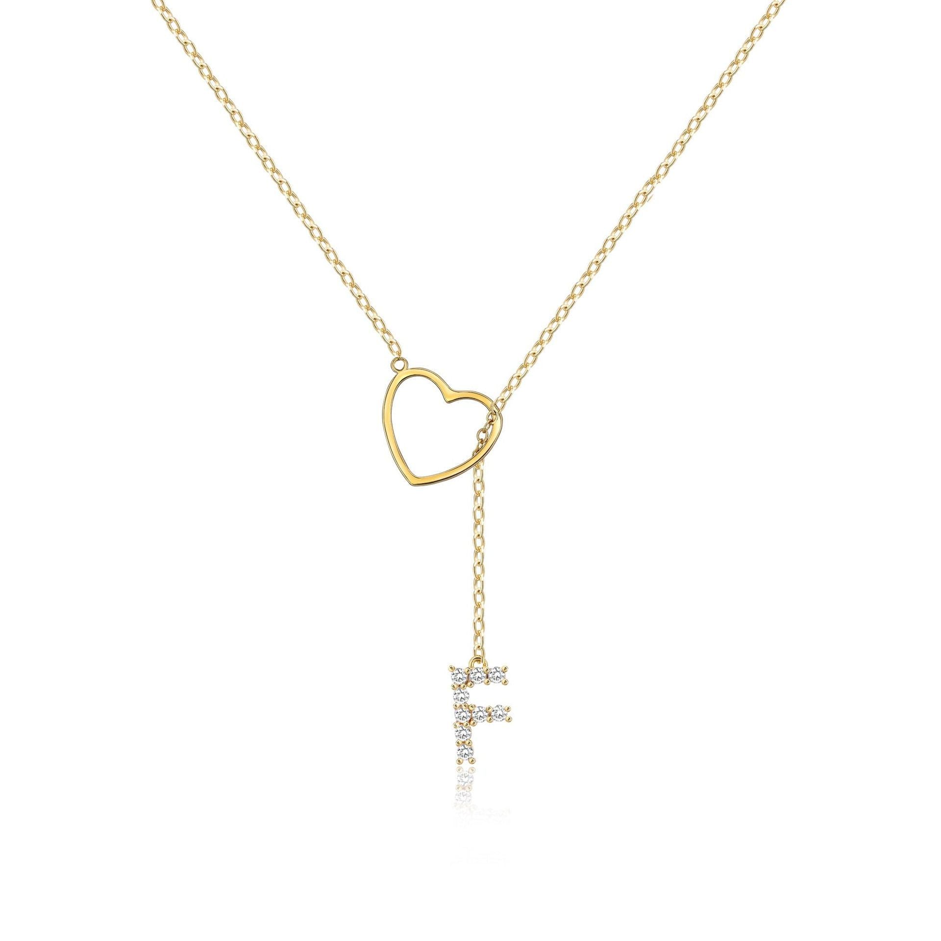 š„Limited Inventory Availableā”Letter Heart Design Personalized Trendy Charm Necklaces