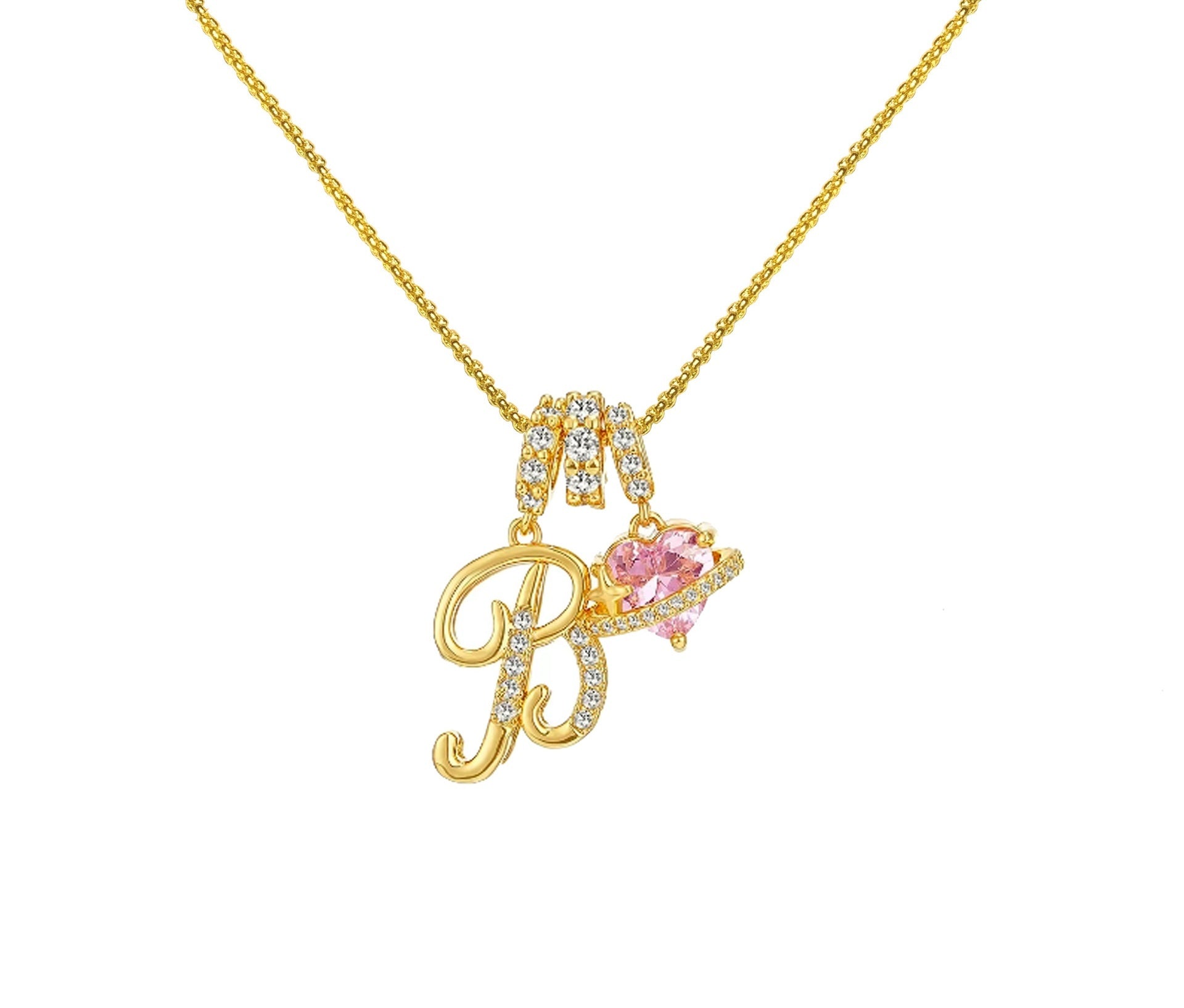 đPersonalized Gifts-Initial Letter Necklace ăAâZă
