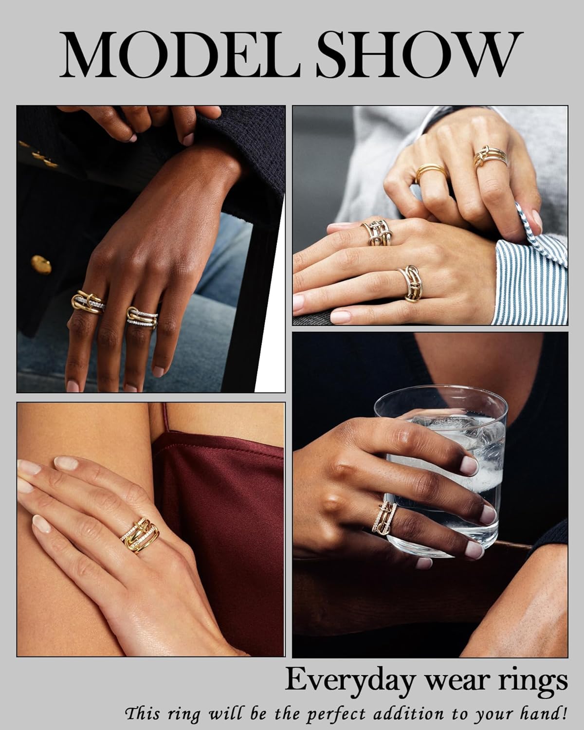 Interlocked Stackable Rings