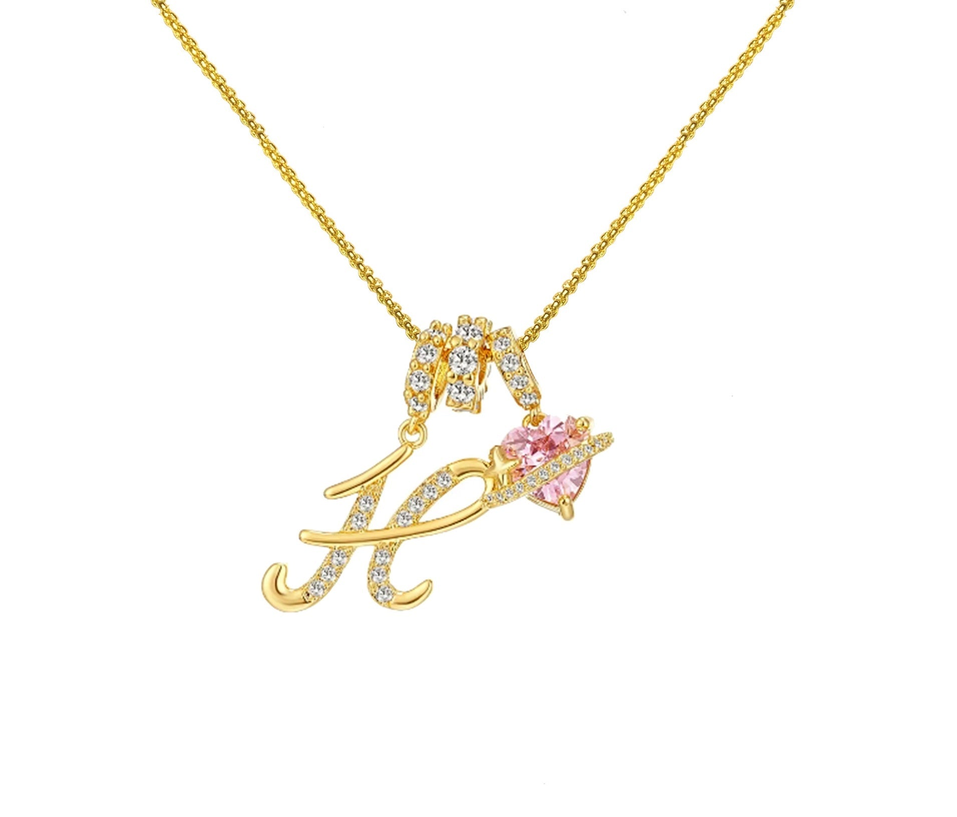 đPersonalized Gifts-Initial Letter Necklace ăAâZă