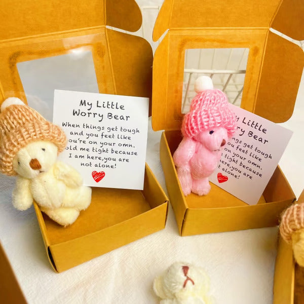 🚨Hot Deal-$12.99 Only Today⏰Handmade Mini Plush Teddy Bear in Box🎁