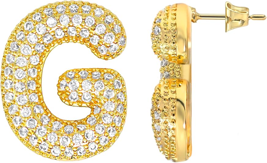 【LAST DAY 49% OFF】 Initial Letter Earrings