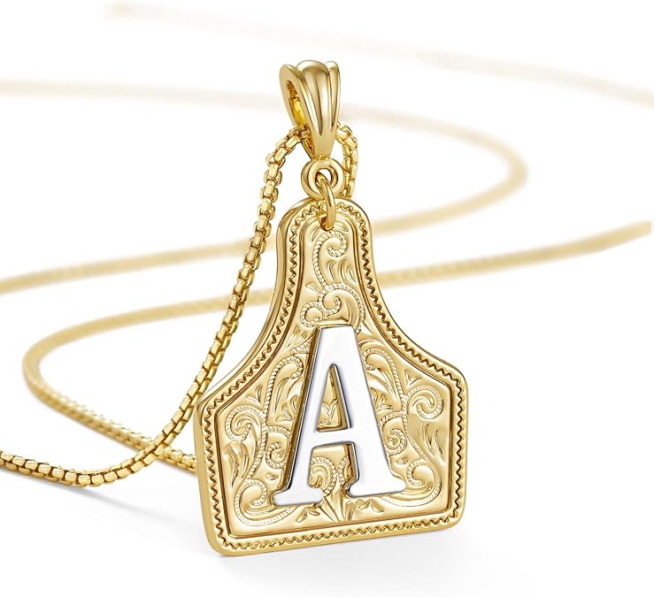 【LAST DAY 48% OFF】Western Cowgirl Initial Necklace