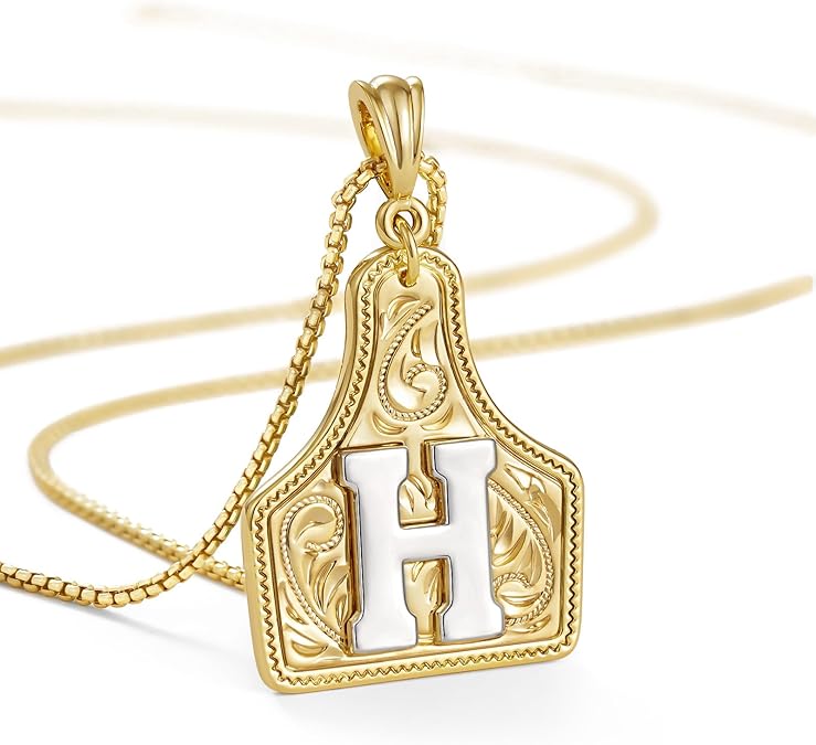 【LAST DAY 48% OFF】Western Cowgirl Initial Necklace
