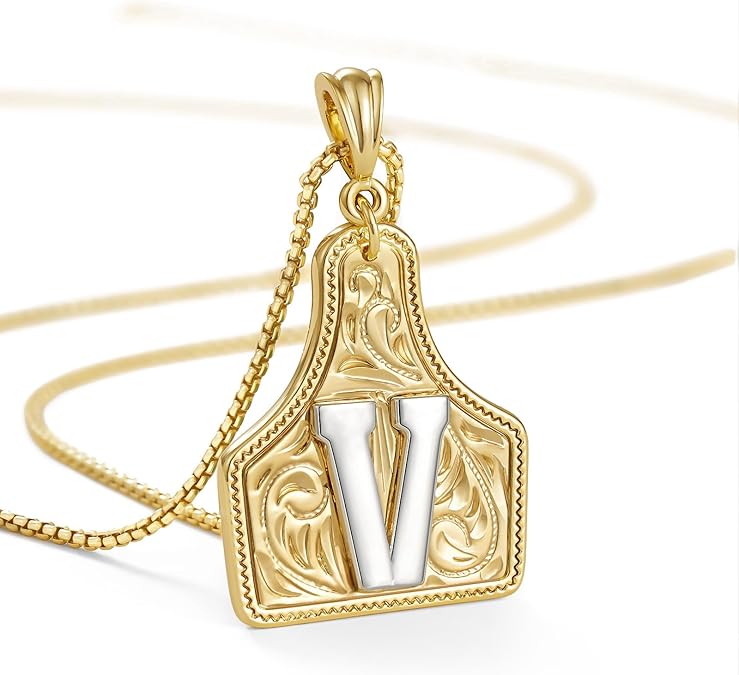 【LAST DAY 48% OFF】Western Cowgirl Initial Necklace