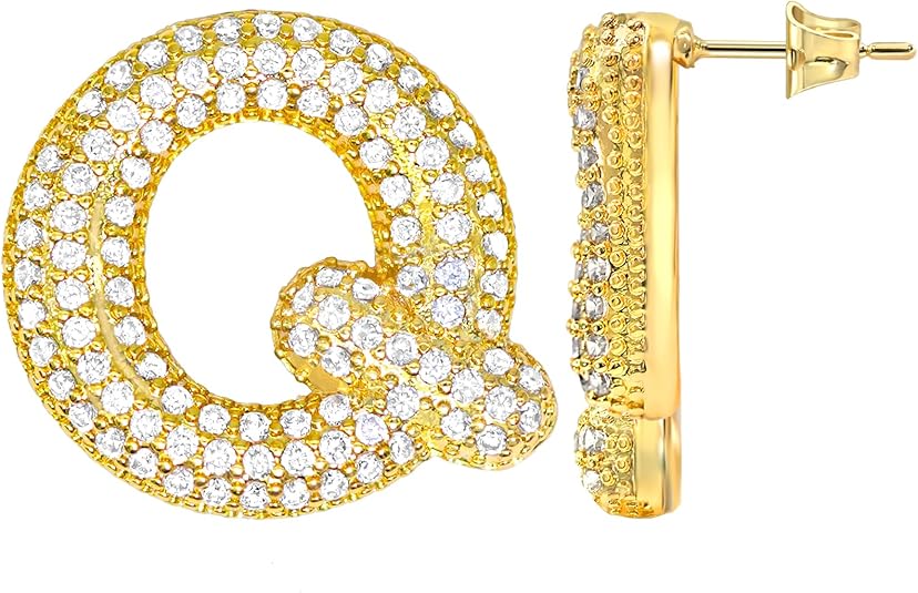 【LAST DAY 49% OFF】 Initial Letter Earrings