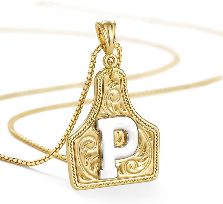 【LAST DAY 48% OFF】Western Cowgirl Initial Necklace