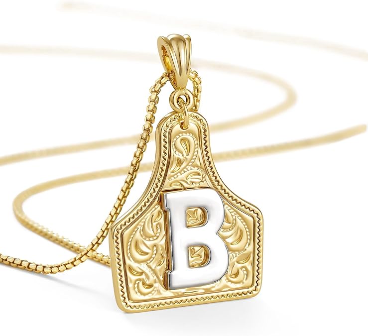 【LAST DAY 48% OFF】Western Cowgirl Initial Necklace