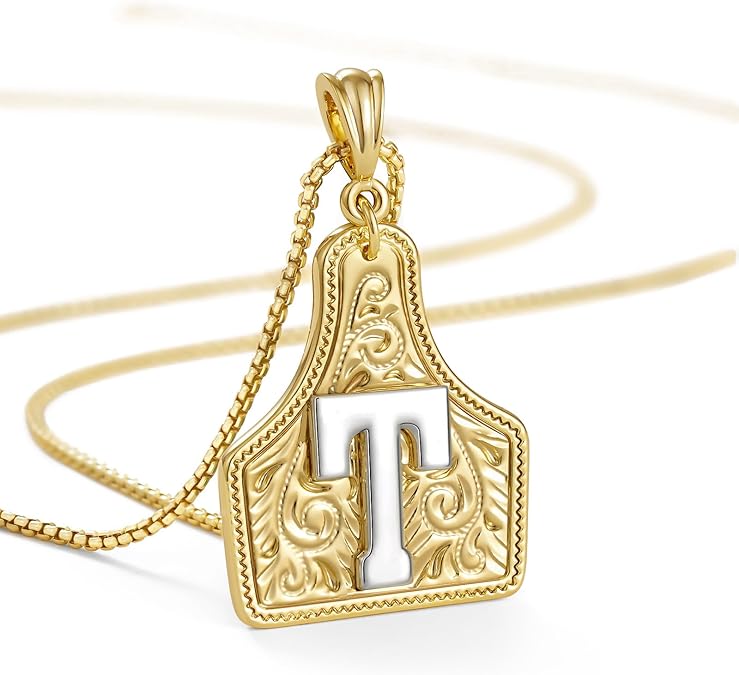 【LAST DAY 48% OFF】Western Cowgirl Initial Necklace