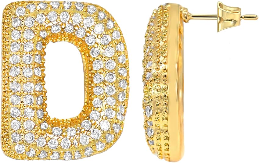 【LAST DAY 49% OFF】 Initial Letter Earrings