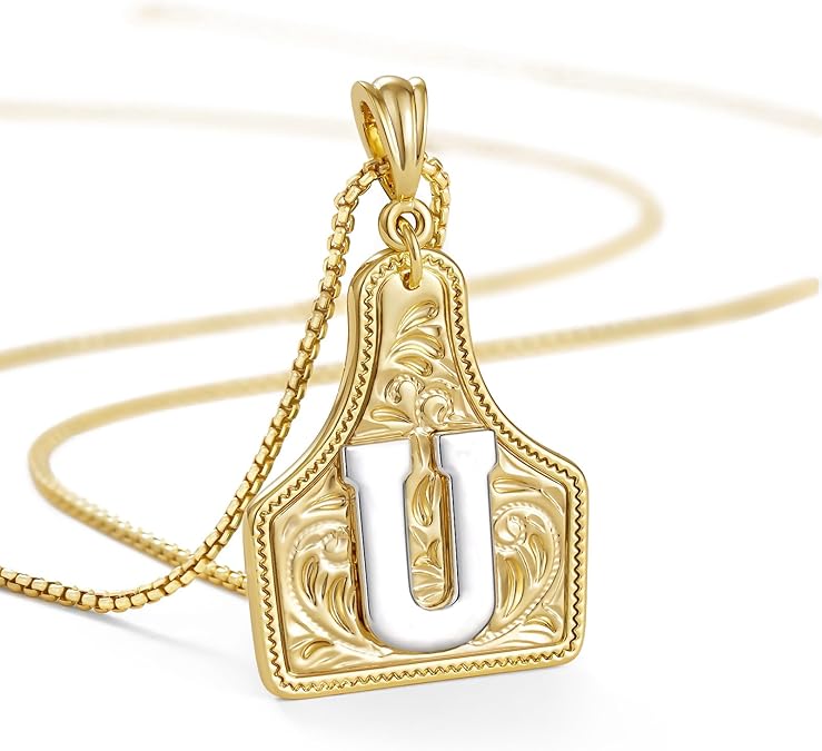 【LAST DAY 48% OFF】Western Cowgirl Initial Necklace