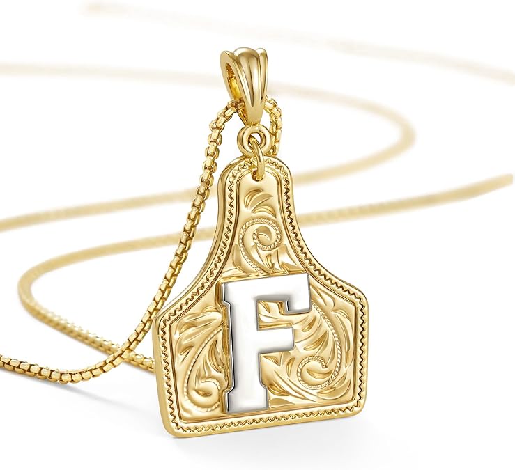 【LAST DAY 48% OFF】Western Cowgirl Initial Necklace