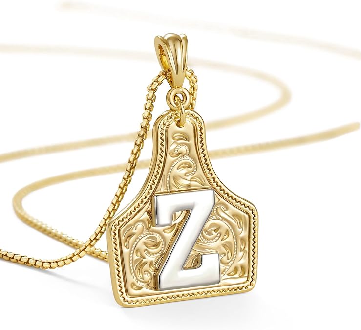 【LAST DAY 48% OFF】Western Cowgirl Initial Necklace