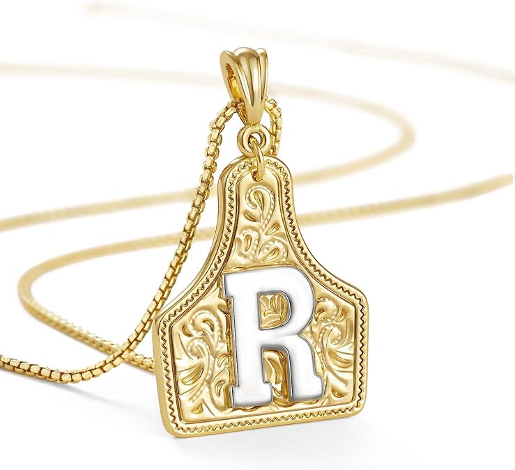 【LAST DAY 48% OFF】Western Cowgirl Initial Necklace