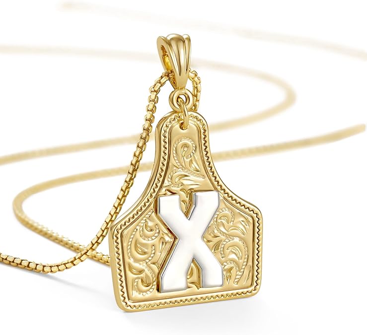 【LAST DAY 48% OFF】Western Cowgirl Initial Necklace