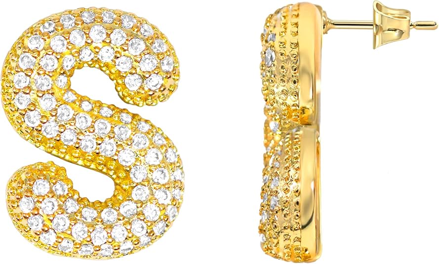 【LAST DAY 49% OFF】 Initial Letter Earrings
