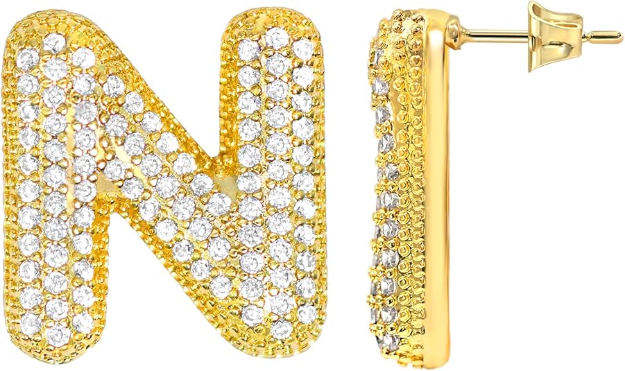 【LAST DAY 49% OFF】 Initial Letter Earrings