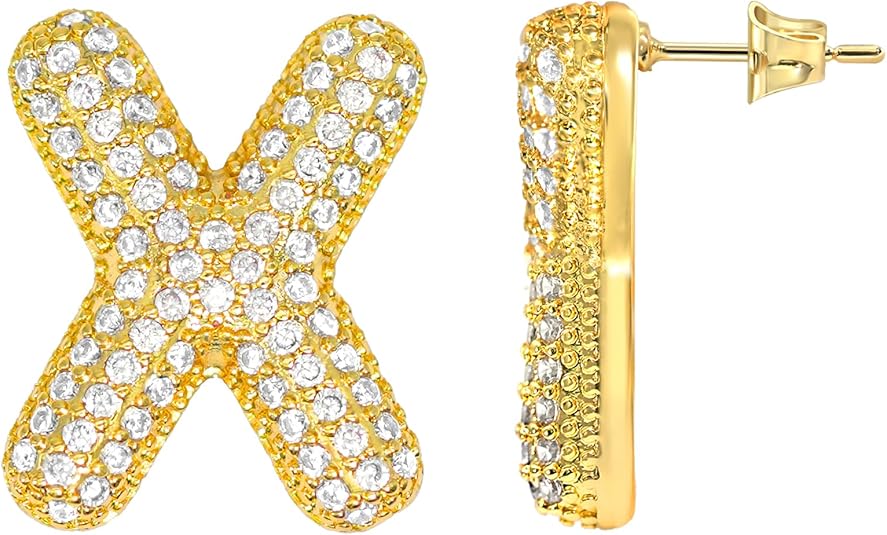 【LAST DAY 49% OFF】 Initial Letter Earrings