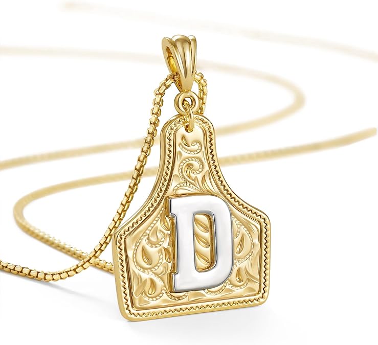 【LAST DAY 48% OFF】Western Cowgirl Initial Necklace