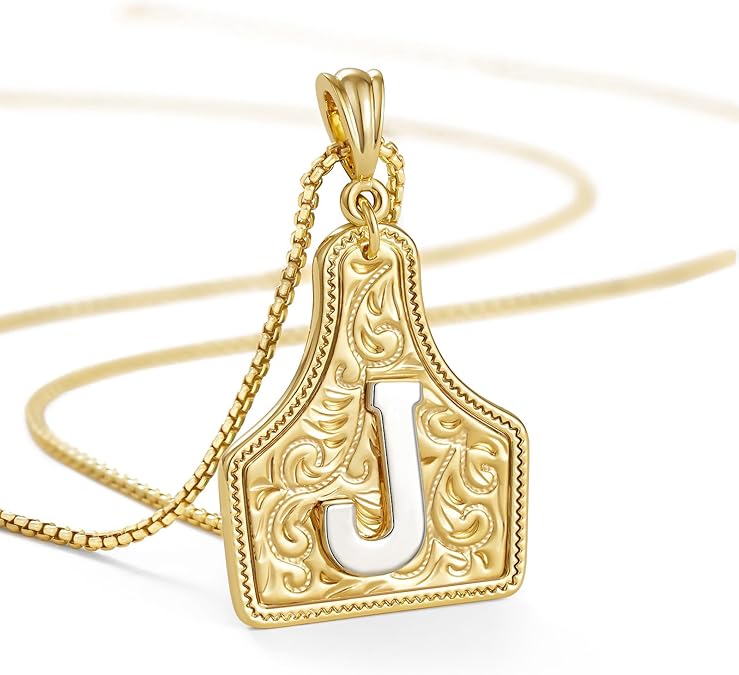 【LAST DAY 48% OFF】Western Cowgirl Initial Necklace