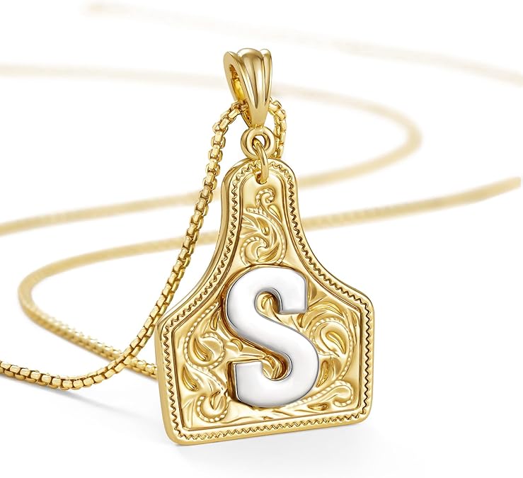 【LAST DAY 48% OFF】Western Cowgirl Initial Necklace