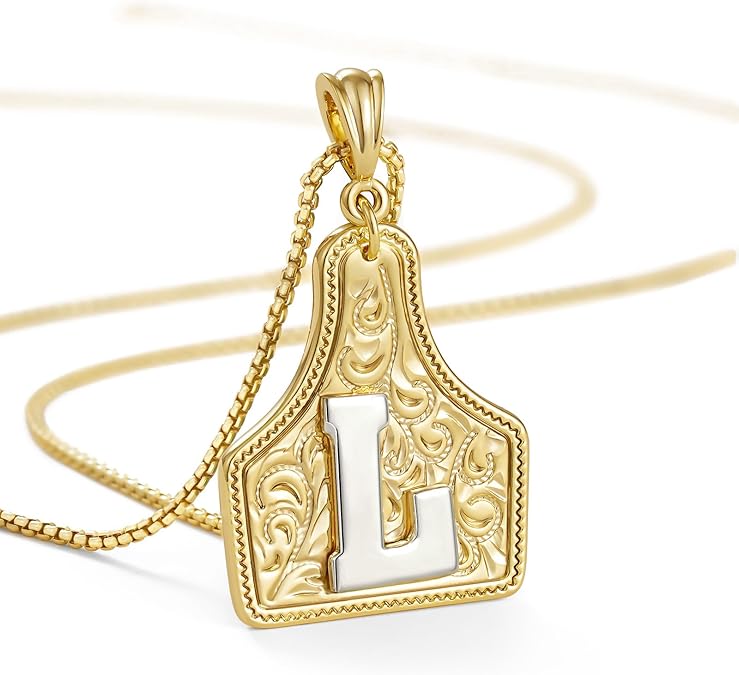 【LAST DAY 48% OFF】Western Cowgirl Initial Necklace