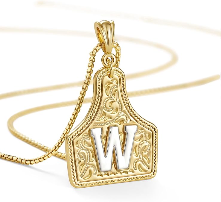 【LAST DAY 48% OFF】Western Cowgirl Initial Necklace