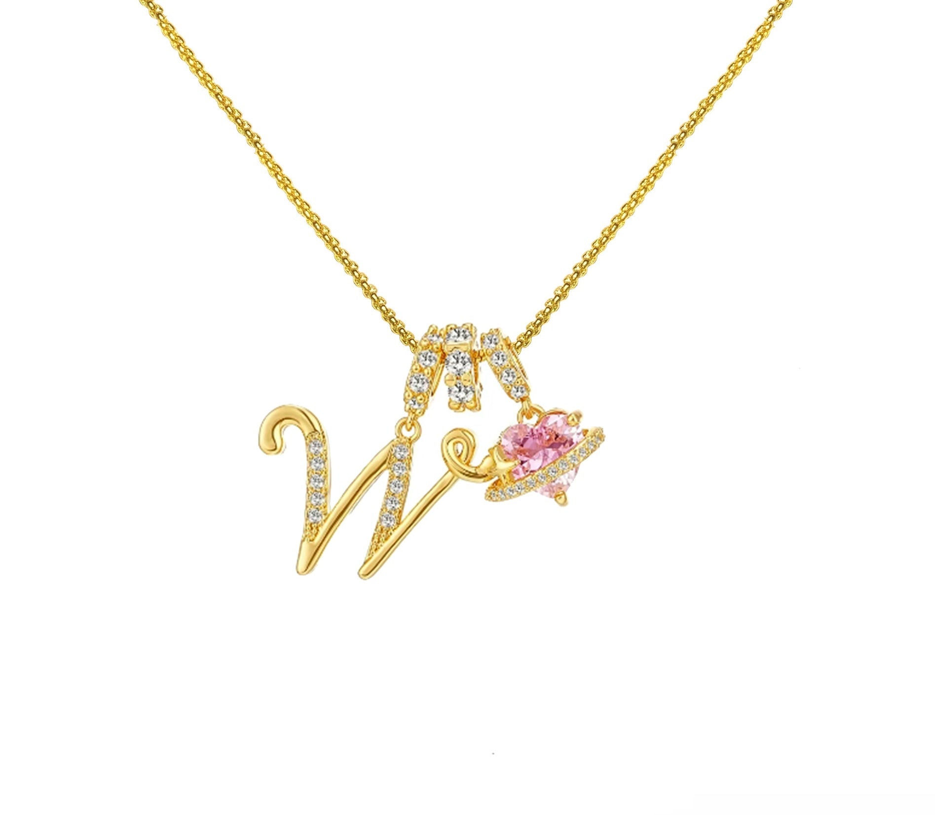 đPersonalized Gifts-Initial Letter Necklace ăAâZă