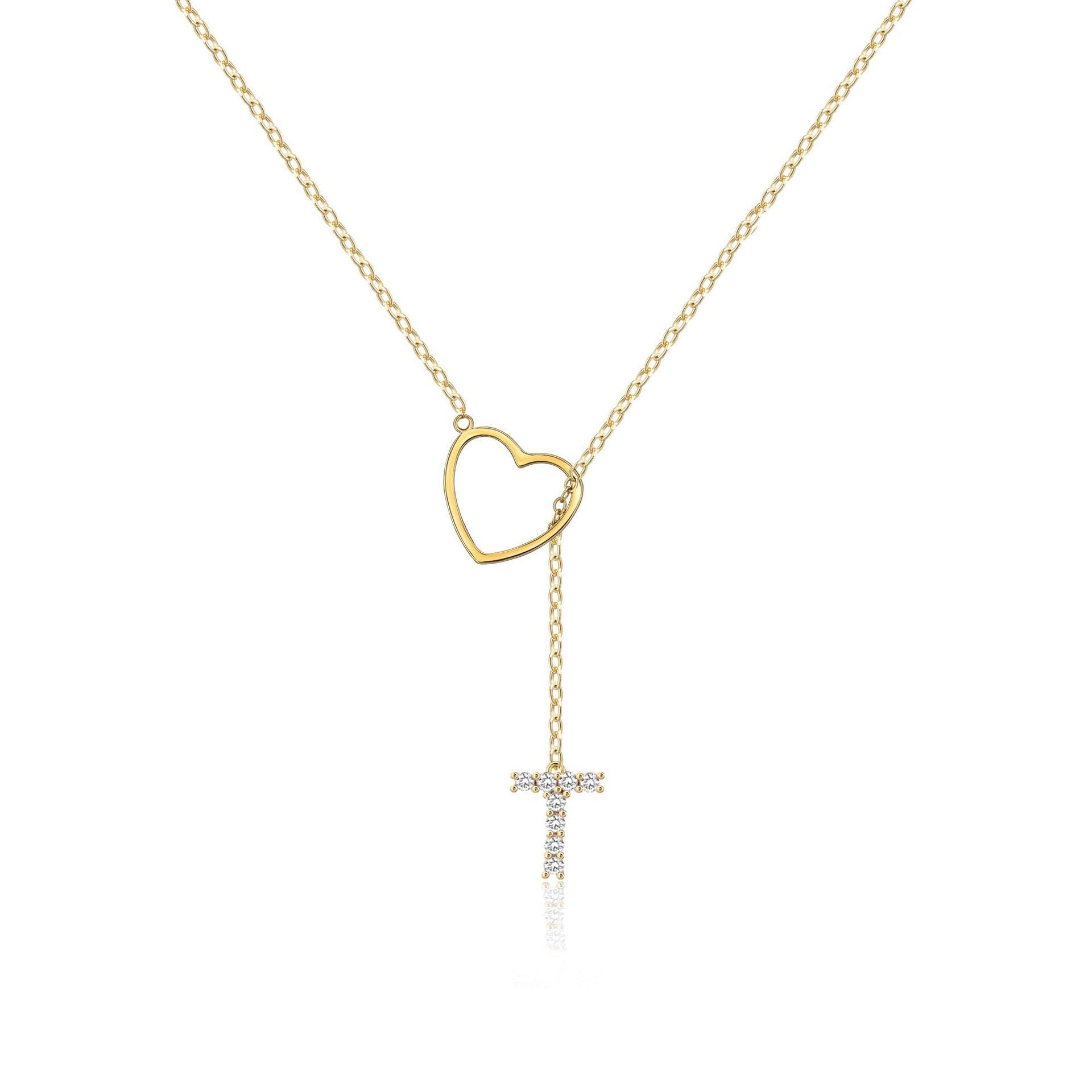 š„Limited Inventory Availableā”Letter Heart Design Personalized Trendy Charm Necklaces