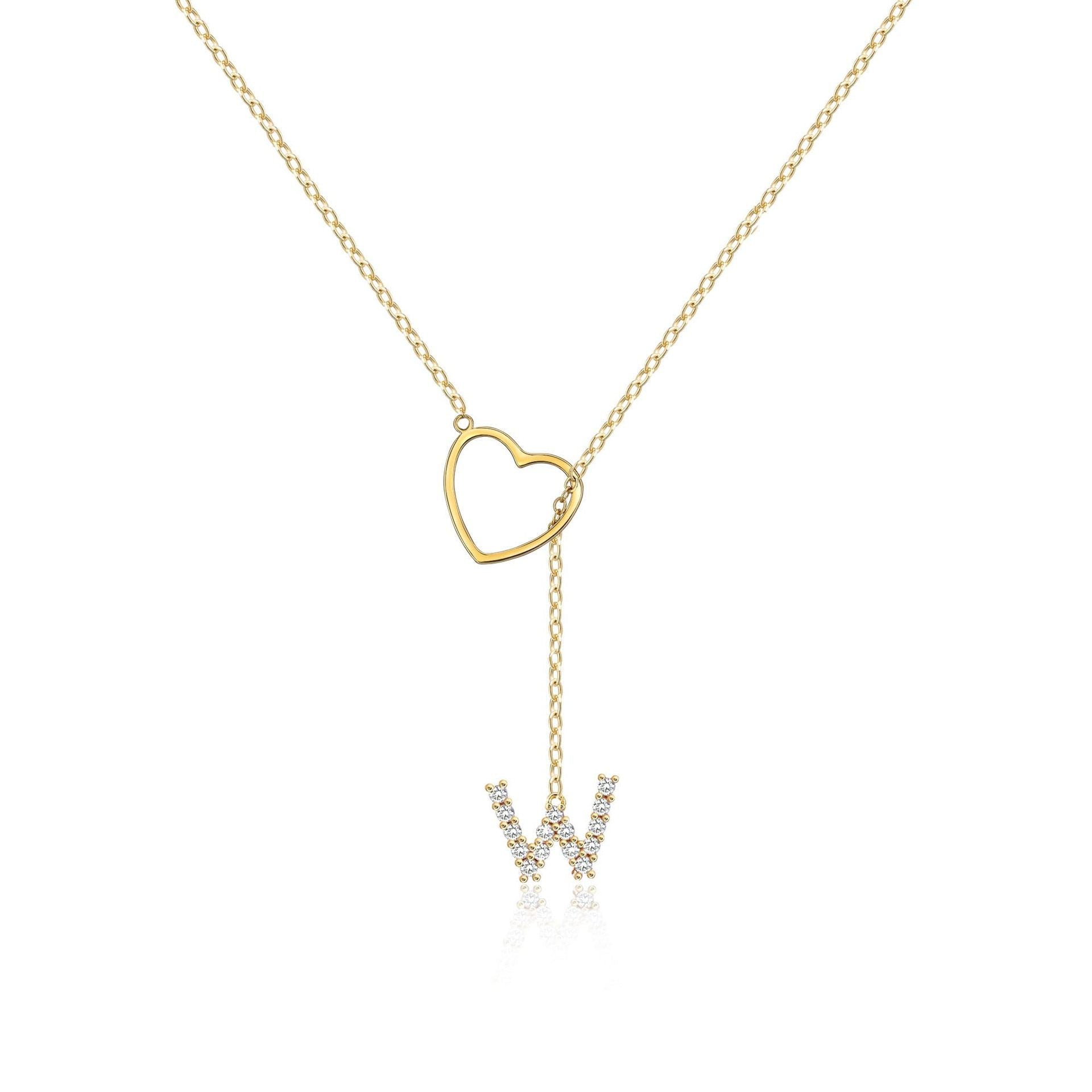 š„Limited Inventory Availableā”Letter Heart Design Personalized Trendy Charm Necklaces