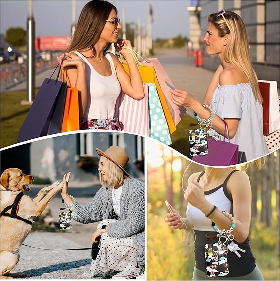 🌸Women's Floral Print Leather Card Bag